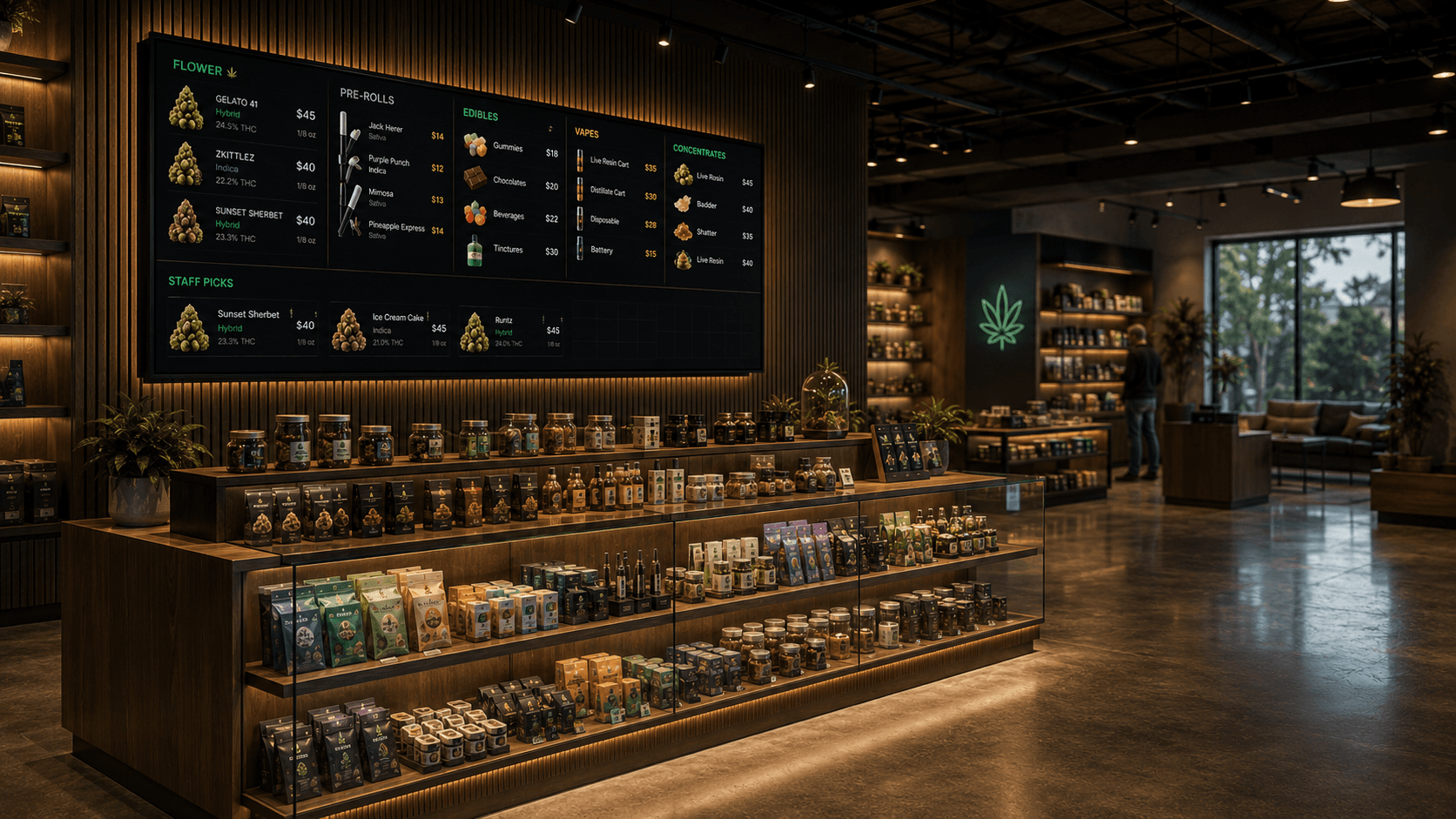 Dispensary Visual Merchandising: Effective Use of Digital Displays